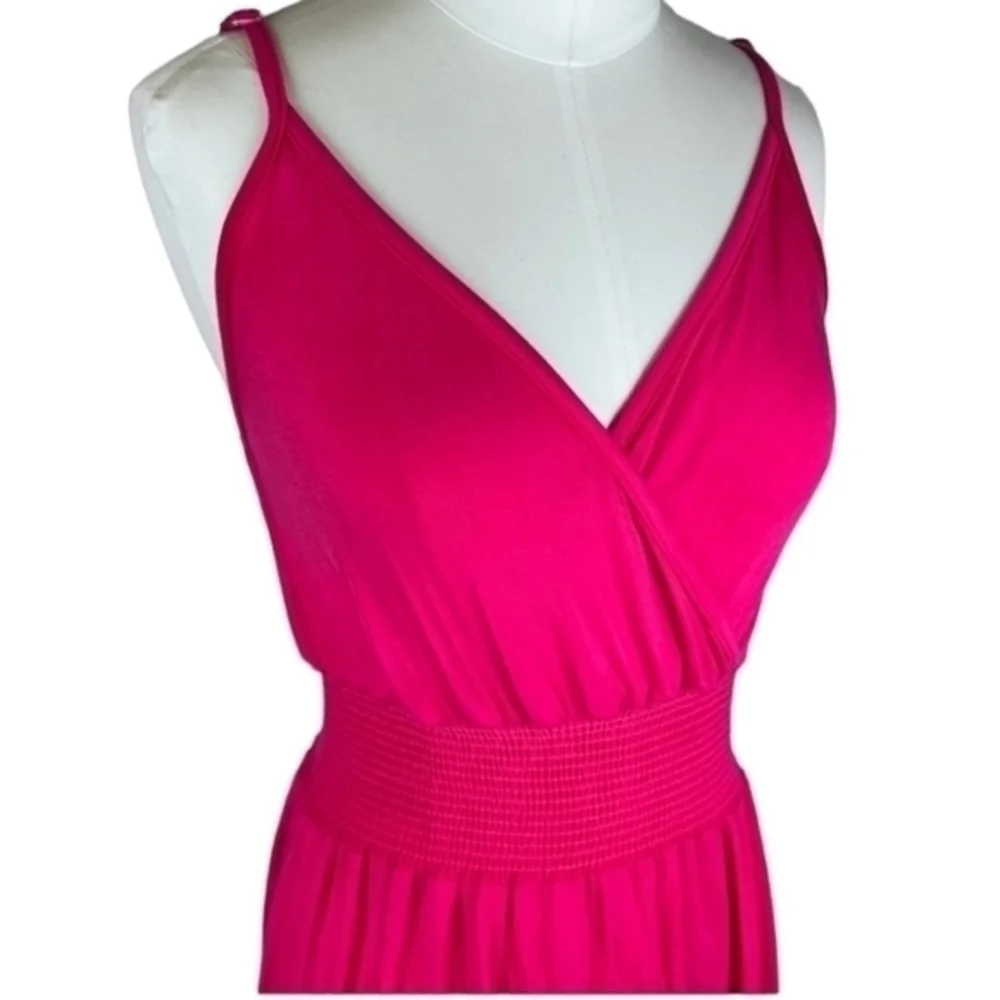 West Kei Magenta Strappy‎ Maxi Dress NWT Small